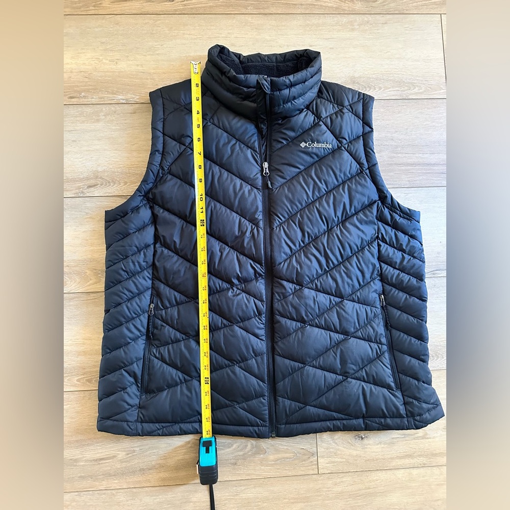 Columbia Women's Heavenly Black Puffer Vest Women Plus Size 2X - Picture 11 of 11